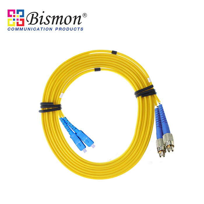 SC-FC-Patch-Cord-Fiber-optic-Duplex-Single-Mode-9-125um-2-3-5-10-Meters